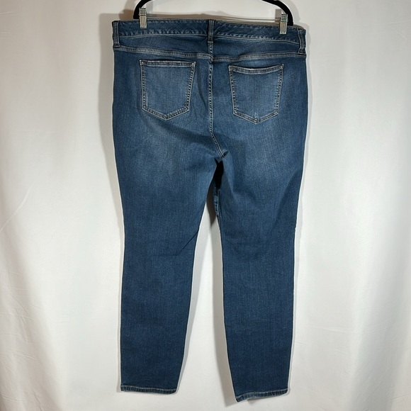 Torrid Blue Lightly Distressed Skinny Jeans 20R - Picture 8 of 12